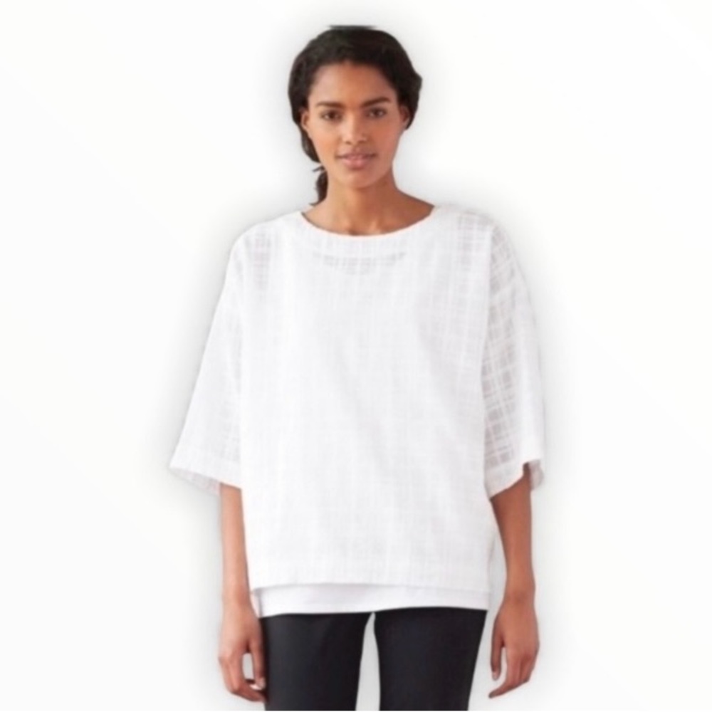 Purejill White Top Sz M - Picture 2 of 4
